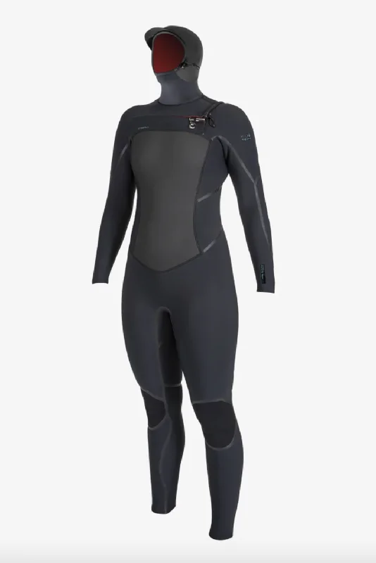 ONeill Psychotech 5M Womens Hooded Wetsuit Hoodie with Ribbed Neckline Snug Warm