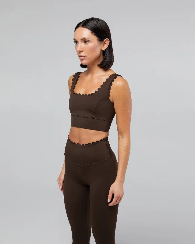 Scallop Bra Soft Padded Bralette