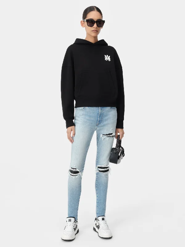 WOMEN - WOMEN'S MA CORE LOGO HOODIE - Black Hooded Sweatshirt Casual Wear Street Style WOMEN - WOMEN'S MA CORE LOGO HOODIE - Black Hooded Sweatshirt Casual Wear Street Style