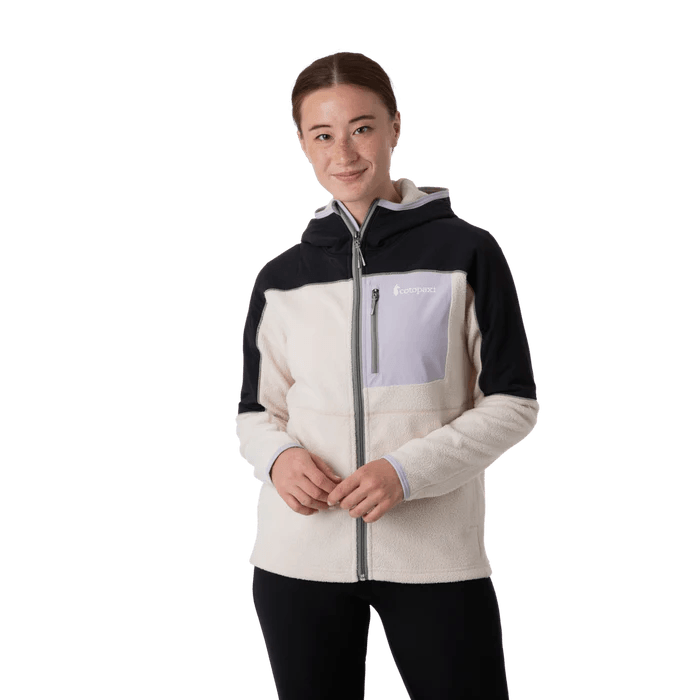 W's Abrazo Hooded Full-Zip Fleece Jacket - Recycled Polyester Embroidered Jacket Appliqued Jacket Beaded Jacket