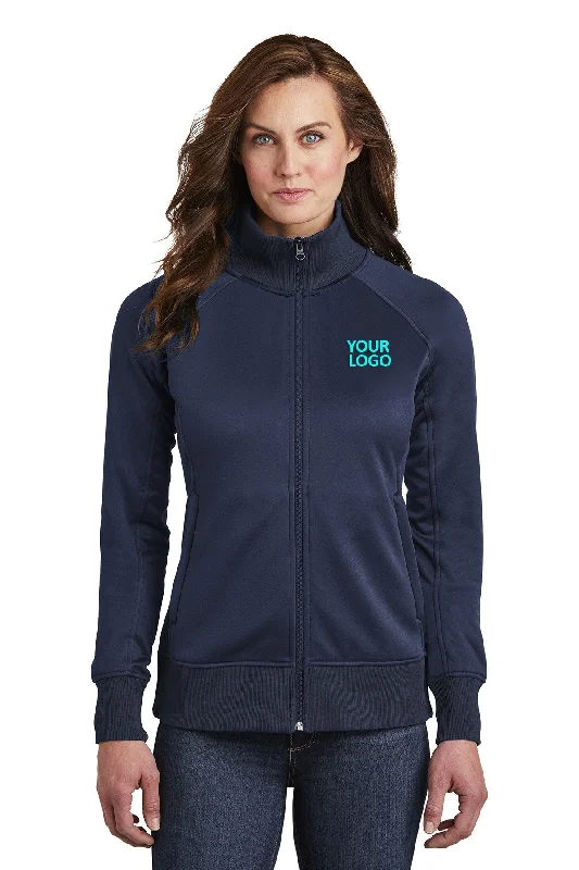 The North Face Ladies Tech FullZip Fleece Jacket Urban Navy Oversized Jacket Tailored Jacket Straight Jacket