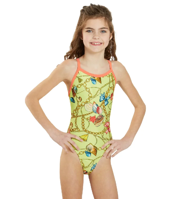 Sporti x Emma Weyant Monaco Treasures Thin Strap One Piece Swimsuit Youth (22-28) Monaco Treasures Tie-Back Swimwear Sporti x Emma Weyant Monaco Treasures Thin Strap One Piece Swimsuit Youth (22-28) Monaco Treasures Tie-Back Swimwear