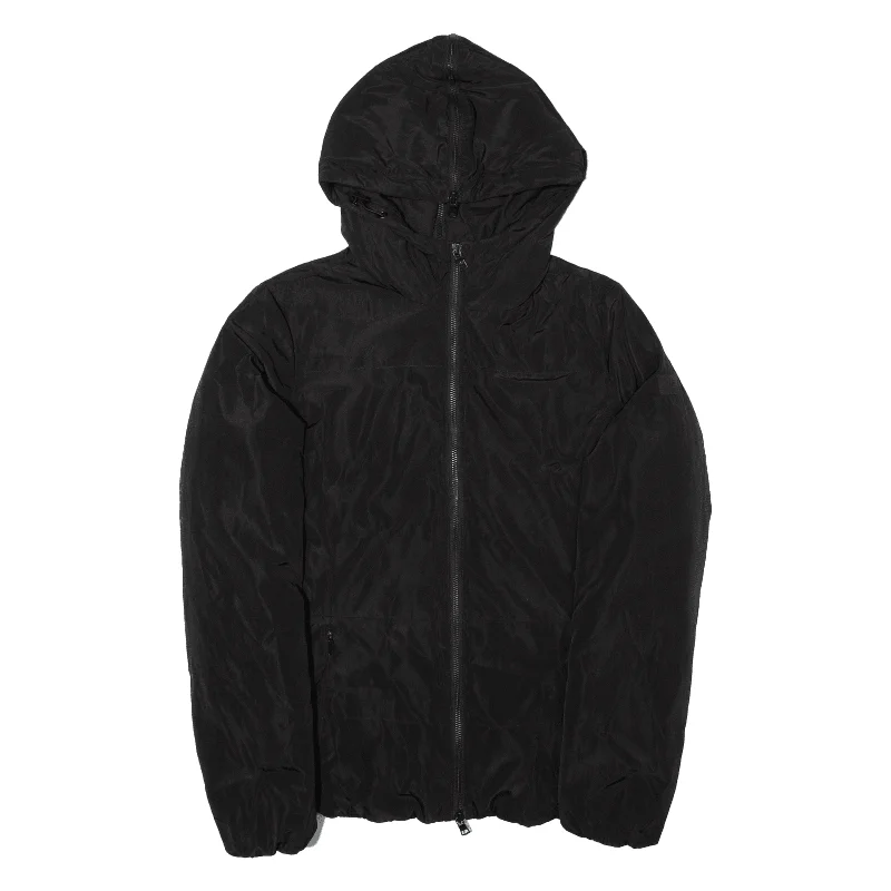 ARMANI EXCHANGE Womens Puffer Jacket Black Hooded S Faux Fur Jacket Real Fur Jacket Shearling Jacket ARMANI EXCHANGE Womens Puffer Jacket Black Hooded S Faux Fur Jacket Real Fur Jacket Shearling Jacket