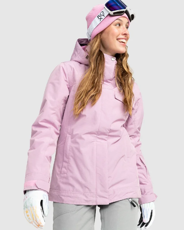 Womens Billie Snow Jacket Belted Jacket Elasticated Jacket Padded Jacket
