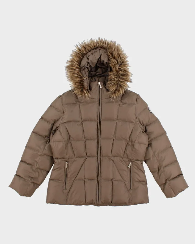 Calvin Klein Fleece Lined Puffer Jacket - XL Nylon Fabric Polyester Fabric Spandex Fabric Calvin Klein Fleece Lined Puffer Jacket - XL Nylon Fabric Polyester Fabric Spandex Fabric