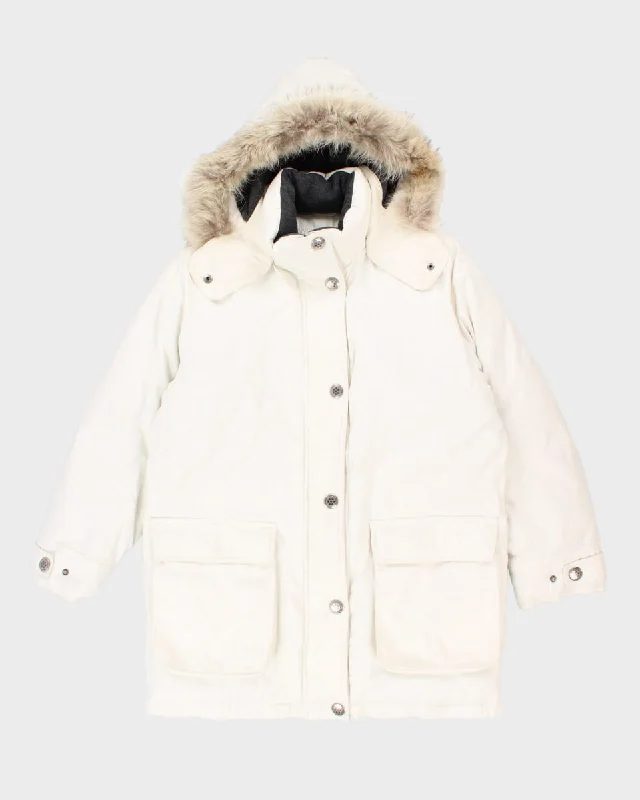 Duvet Down By Nuage Hooded Puffer Jacket - M Hooded Jacket Caped Jacket Shawl Collar Jacket Duvet Down By Nuage Hooded Puffer Jacket - M Hooded Jacket Caped Jacket Shawl Collar Jacket
