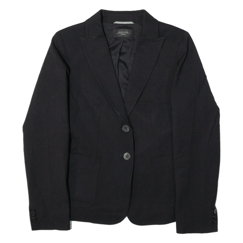 MAX MARA WEEKEND Womens Blazer Jacket Grey Wool UK 6 Insulated Jacket Fitted Jacket Loose Jacket MAX MARA WEEKEND Womens Blazer Jacket Grey Wool UK 6 Insulated Jacket Fitted Jacket Loose Jacket