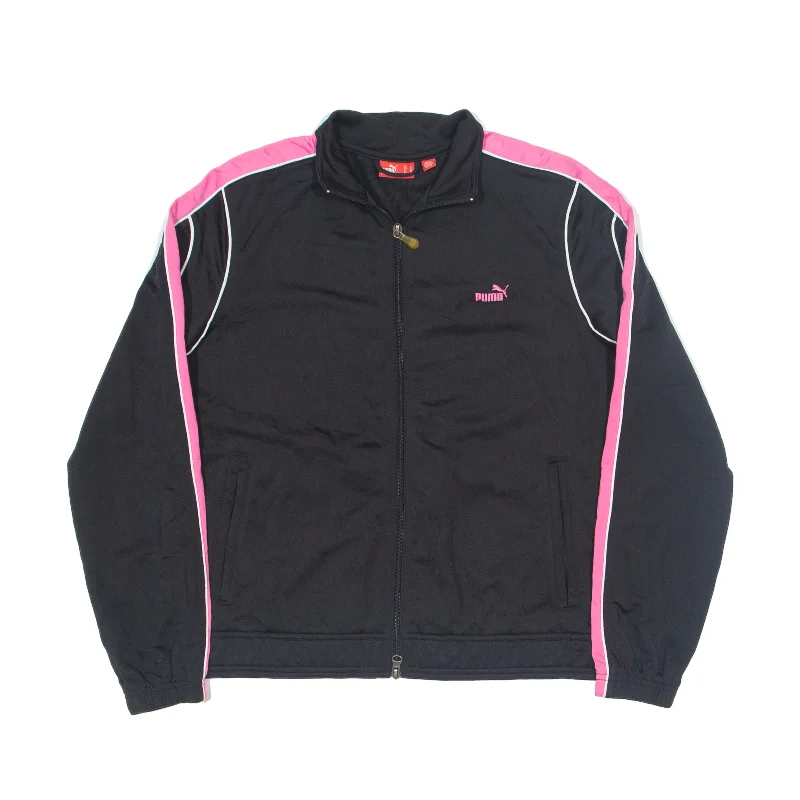 PUMA Track Jacket Black Colourblock Womens UK 14 Elasticated Jacket Padded Jacket Insulated Jacket PUMA Track Jacket Black Colourblock Womens UK 14 Elasticated Jacket Padded Jacket Insulated Jacket