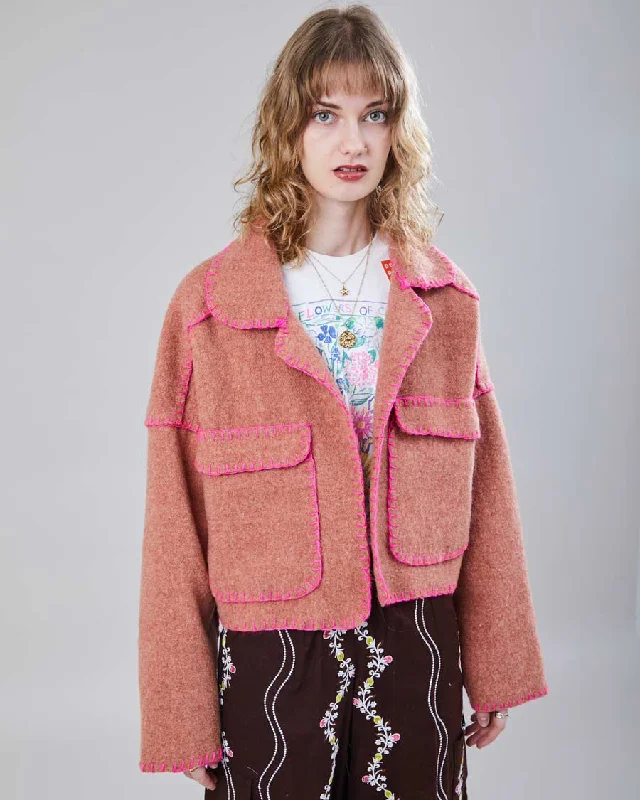 Rokit Originals Nella Hand Embroidered Jacket - M Rayon Fabric Velvet Fabric Corduroy Fabric Rokit Originals Nella Hand Embroidered Jacket - M Rayon Fabric Velvet Fabric Corduroy Fabric