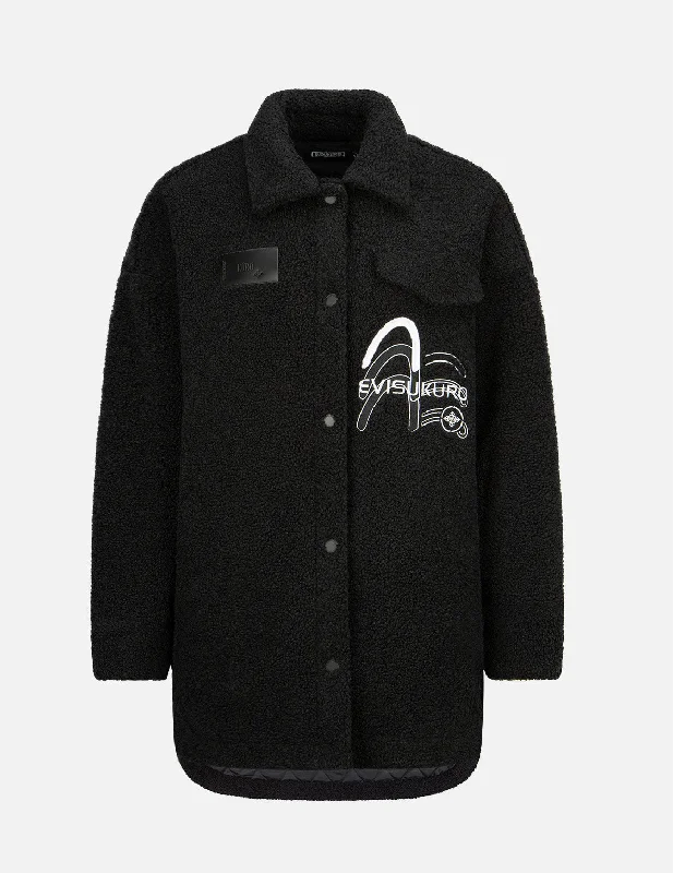 Triple Seagull Embroidered Light-padded Sherpa Fleece Shirt Jacket Rayon Fabric Velvet Fabric Corduroy Fabric Triple Seagull Embroidered Light-padded Sherpa Fleece Shirt Jacket Rayon Fabric Velvet Fabric Corduroy Fabric