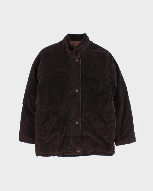 Vintage 90s Womens Brown Corduroy Jacket - M Front Pockets Side Pockets Patch Pockets Vintage 90s Womens Brown Corduroy Jacket - M Front Pockets Side Pockets Patch Pockets