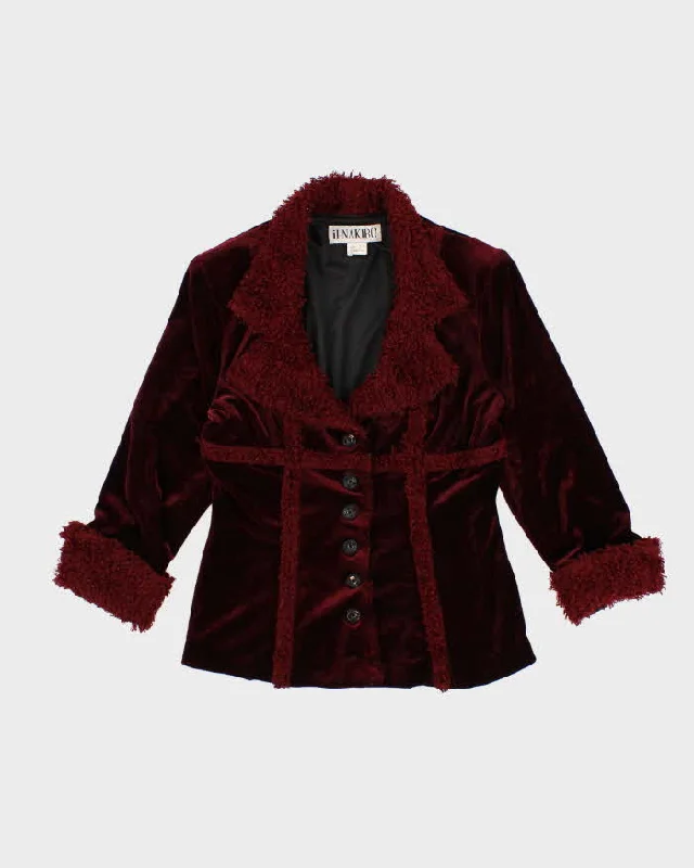 Vintage Il-Nakibo Velvet Evening Jacket - S Notch Collar Jacket Peter Pan Collar Jacket Cowl Neck Jacket Vintage Il-Nakibo Velvet Evening Jacket - S Notch Collar Jacket Peter Pan Collar Jacket Cowl Neck Jacket