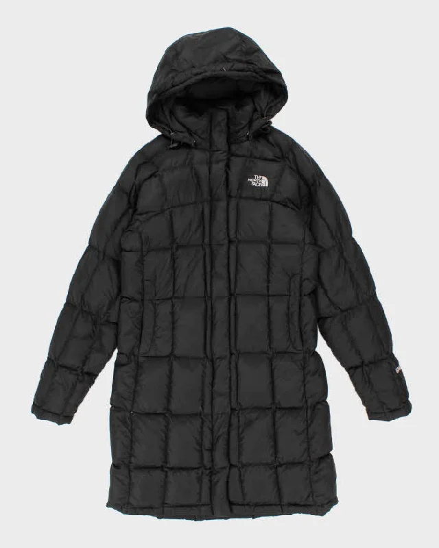 Women's Black The North Face Long Puffer Jacket - XS Zippered Jacket Buttoned Jacket Snapped Jacket Women's Black The North Face Long Puffer Jacket - XS Zippered Jacket Buttoned Jacket Snapped Jacket