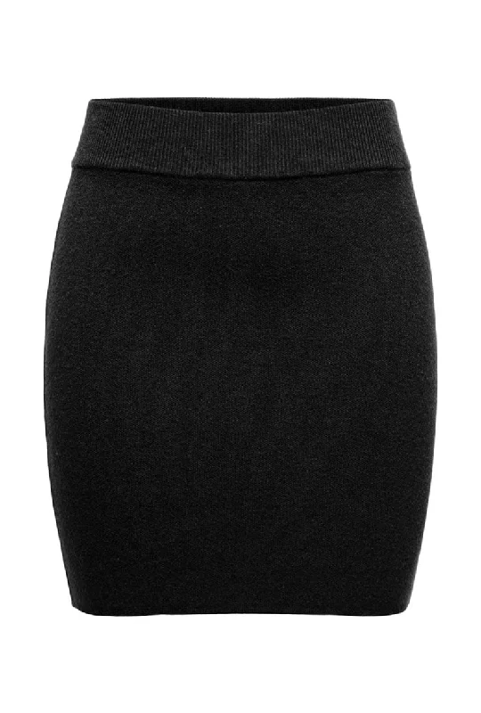 JDY MILA LIFE SHORT KNIT SKIRT silk skirt elegant