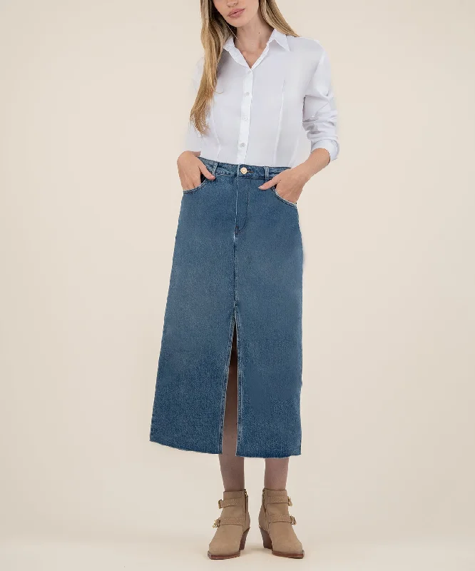 Jen Denim Skirt corduroy skirt cozy