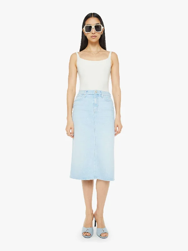 Swooner Straight A Midi Skirt - Yep. spandex blend skirt